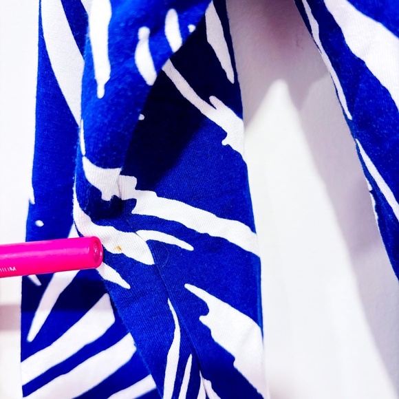 DIANE VON FURSTENBERG Blue zebra wrap dress - Picture 9 of 11